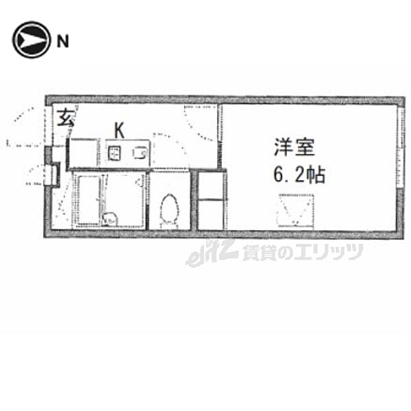 奈良県大和郡山市車町(賃貸アパート1K・2階・19.87㎡)の写真 その2