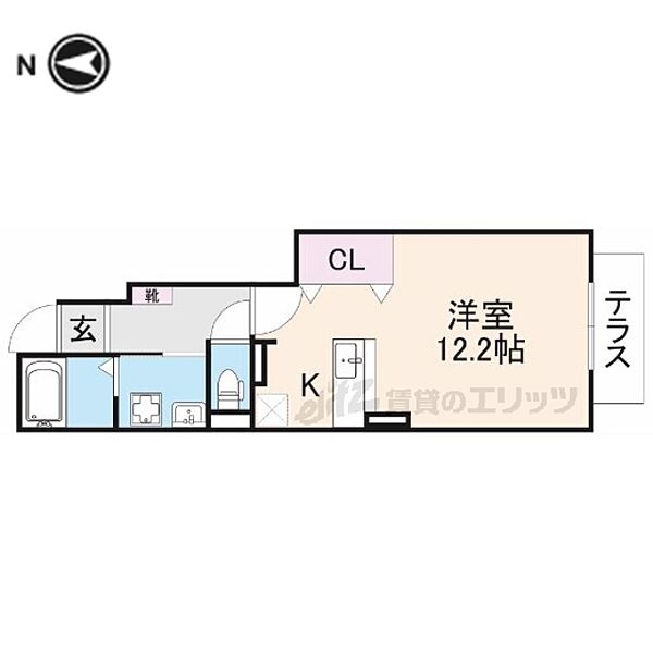 カーサ・モデルノ 103｜奈良県大和高田市東中１丁目(賃貸アパート1R・1階・32.90㎡)の写真 その2