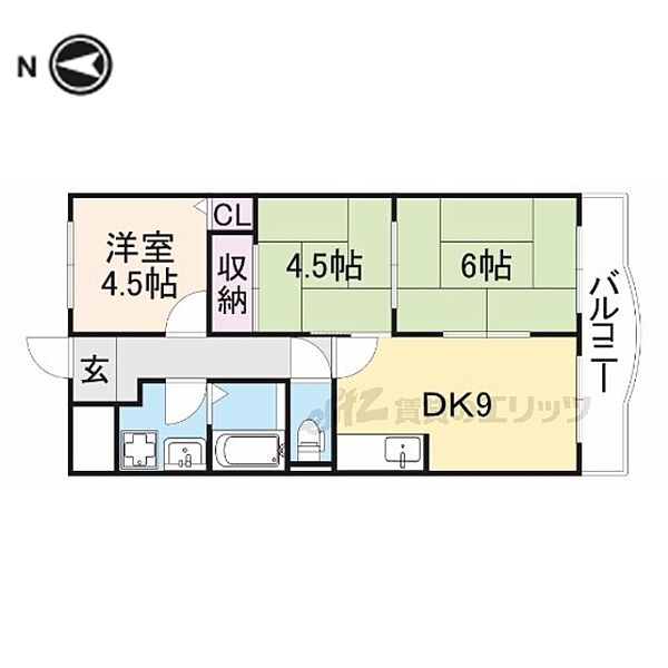 サンプラザ神楽 610｜奈良県大和高田市神楽３丁目(賃貸マンション3LDK・6階・54.78㎡)の写真 その2