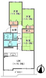 間取図画像 3LDK