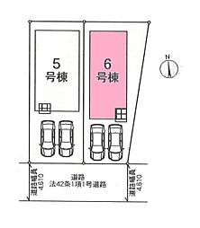 柏市新逆井第8 全6棟6号棟