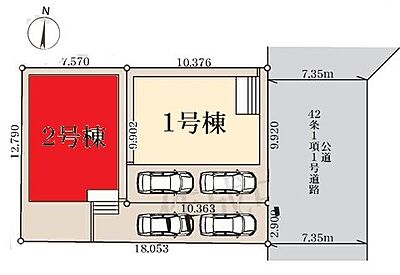 間取り：区画図
