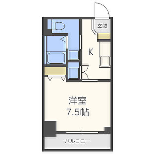 エスライズ四ツ橋 ｜大阪府大阪市西区京町堀1丁目(賃貸マンション1K・6階・26.82㎡)の写真 その2