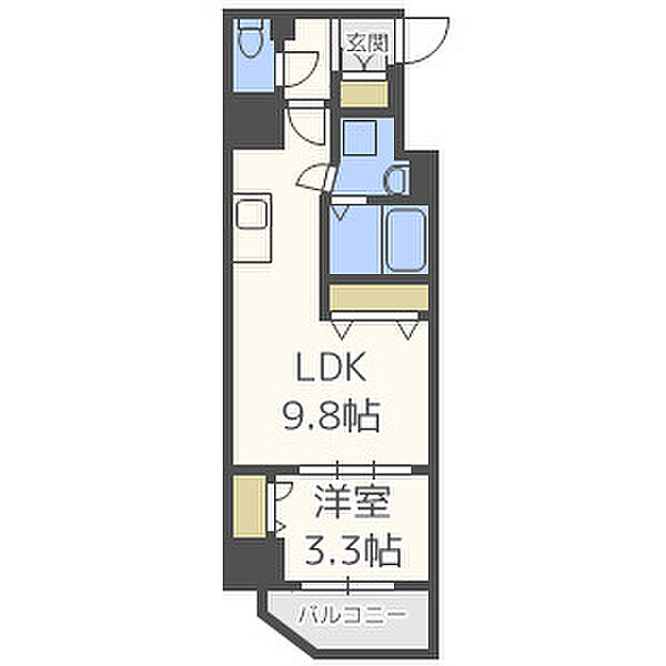 セレニテ心斎橋グランデ ｜大阪府大阪市中央区南船場2丁目(賃貸マンション1LDK・2階・32.95㎡)の写真 その2