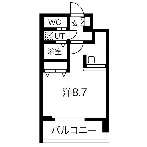 ミラージュパレス難波東レジデンス ｜大阪府大阪市中央区高津1丁目(賃貸マンション1R・3階・26.00㎡)の写真 その2