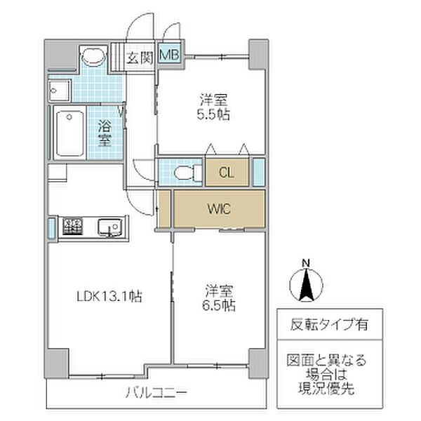 フロンティア・コンフォート研究学園 908号室｜茨城県つくば市研究学園(賃貸マンション2LDK・9階・61.02㎡)の写真 その2