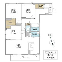 間取図画像 3LDK