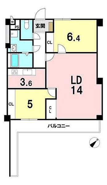 間取りを拡大表示