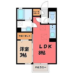 東武伊勢崎線 新伊勢崎駅 3.3km
