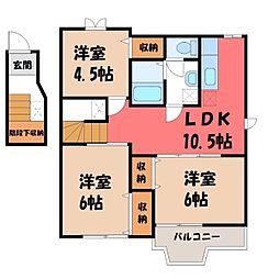 東武伊勢崎線 剛志駅 4km