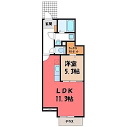 上毛電気鉄道 城東駅 バス6分 みずき中前下車 徒歩35分