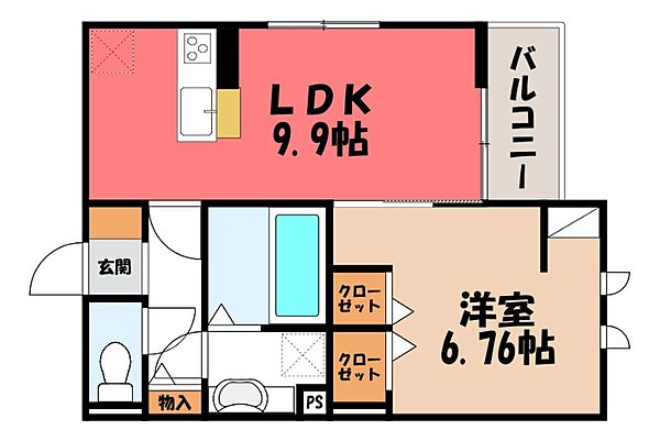 apartment 群馬県伊勢崎市連取町1510-1　T＆M　DE号