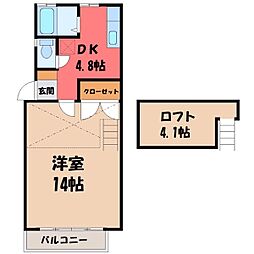 🉐敷金礼金0円！🉐東武伊勢崎線 新伊勢崎駅 徒歩15分