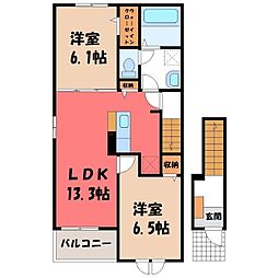 JR上越線 群馬総社駅 徒歩21分 2階/-