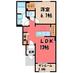 JR両毛線 国定駅 徒歩34分