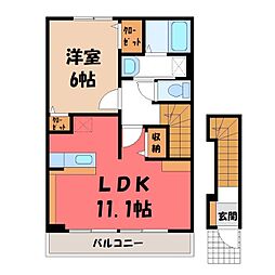 東武伊勢崎線 境町駅 バス10分 保泉ニュータウン北下車 徒歩4分 2階/-