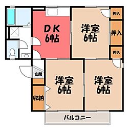 グリーンパーク倉賀野 B 1階/-