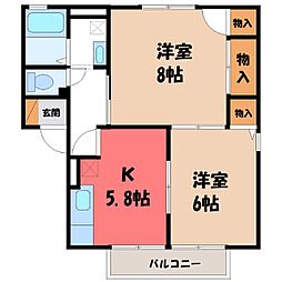 パミドールA 2Kの間取図画像