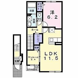 JR両毛線 伊勢崎駅 徒歩13分 2階/-