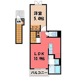 マーベラス3 1LDKの間取図画像