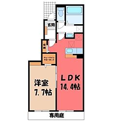 グラン エース 1LDKの間取図画像