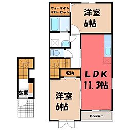 ヴィラ フォレスト B 2階/-