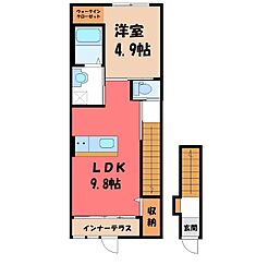 グランドパーク 2階/-