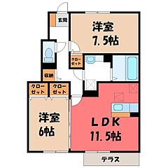 物件の間取り