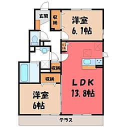 フランボワーズ 1階/-