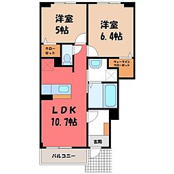 プレッソ高崎 B 1階