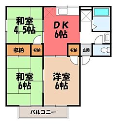 木村ハイツ B 2階/-