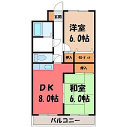 コンフォール石坂 D 1階/-