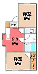 リブレス桐生堤町 A 2階/-