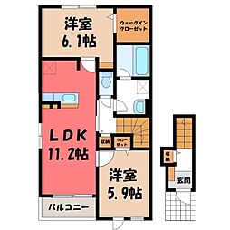 トーサムポロ II 2階/-