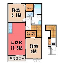 ピーノプリモ II B 2階/-