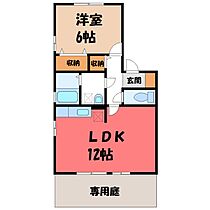 ステイブルA  ｜ 群馬県太田市新田村田町（賃貸アパート1LDK・1階・41.26㎡） その2