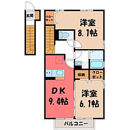サンモール B 2階/-