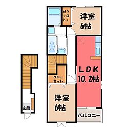 ラフィーネメゾン B 2階/-