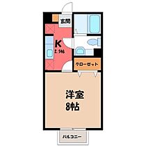 群馬県伊勢崎市除ケ町（賃貸アパート1K・2階・26.71㎡） その2