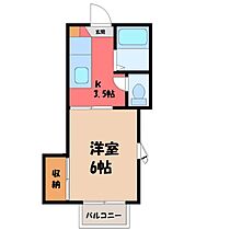 群馬県伊勢崎市上諏訪町（賃貸アパート1K・2階・21.73㎡） その1