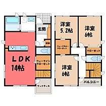 群馬県伊勢崎市連取元町（賃貸一戸建3LDK・1階・84.01㎡） その2