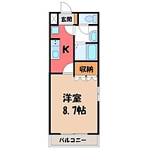 群馬県伊勢崎市西小保方町（賃貸アパート1K・1階・29.75㎡） その2