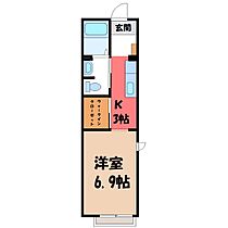 群馬県伊勢崎市柳原町（賃貸アパート1K・1階・27.32㎡） その2