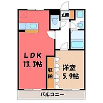 群馬県伊勢崎市国定町2丁目（賃貸アパート1LDK・2階・45.50㎡） その2