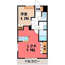 群馬県伊勢崎市豊城町（賃貸アパート1LDK・1階・36.00㎡） その2