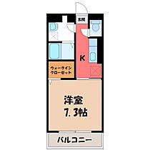 群馬県伊勢崎市福島町（賃貸マンション1K・3階・26.04㎡） その2