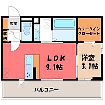 群馬県前橋市南町3丁目（賃貸アパート1LDK・2階・33.70㎡） その1