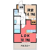 群馬県伊勢崎市南千木町（賃貸アパート1LDK・1階・36.00㎡） その2