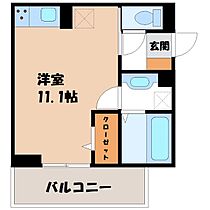 群馬県前橋市文京町1丁目（賃貸アパート1R・3階・30.30㎡） その1