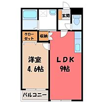 群馬県伊勢崎市宮子町（賃貸アパート1LDK・2階・32.60㎡） その2